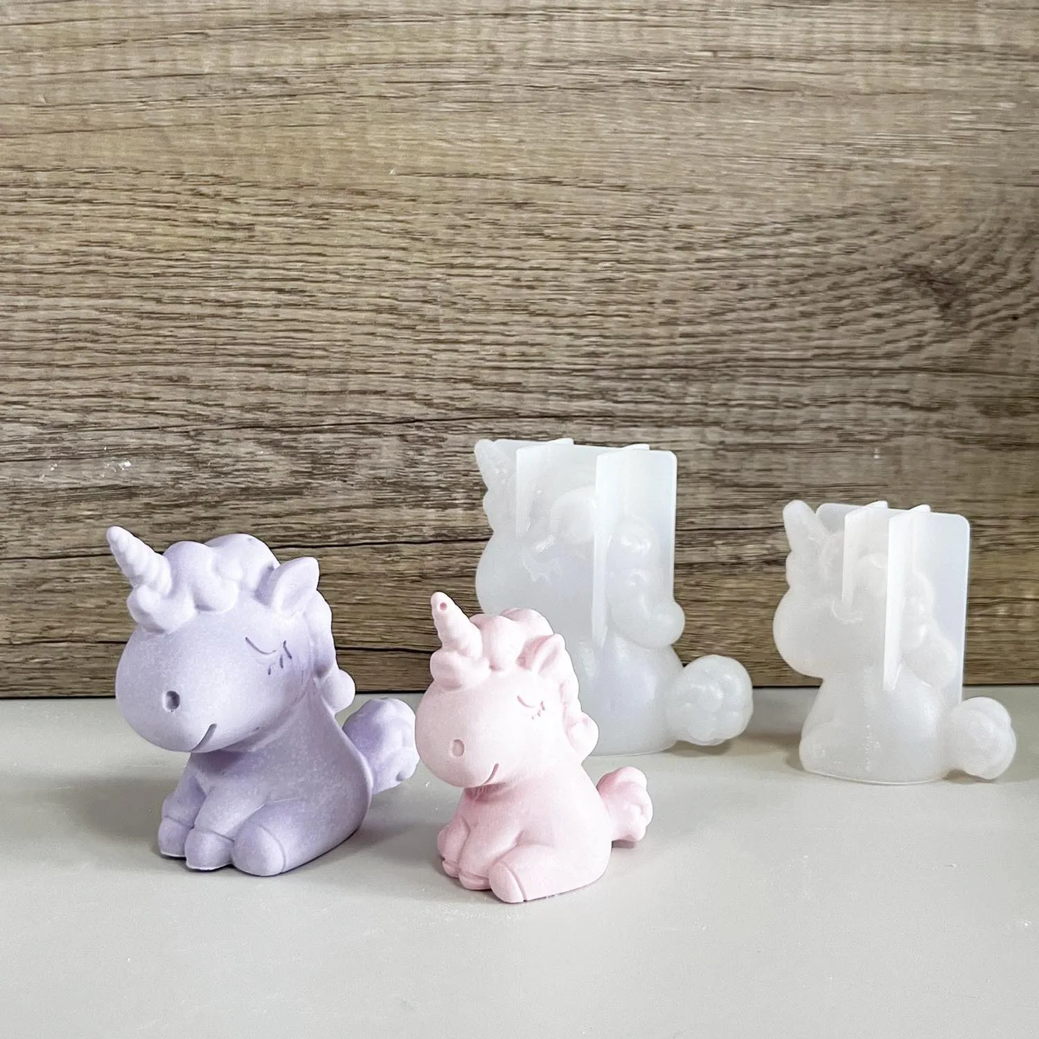 Soap Making Party - 3D Geometric Silicone Unicorn Cat Deer