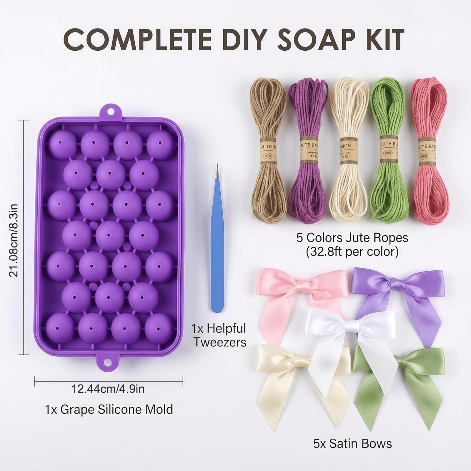 DIY Soap Making Kit Grape Soap - đánh giá và giá Soap Making In Home