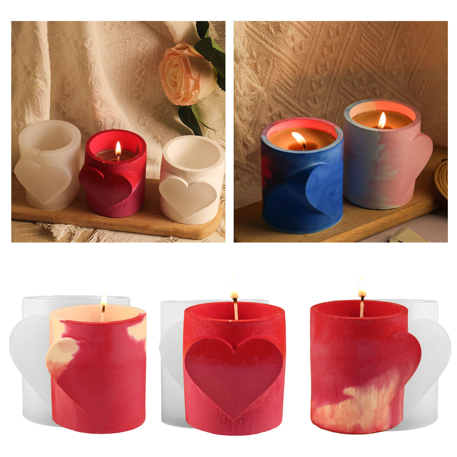 Love Candle Cup Scented Candle - đánh giá và giá Soap Making In Home