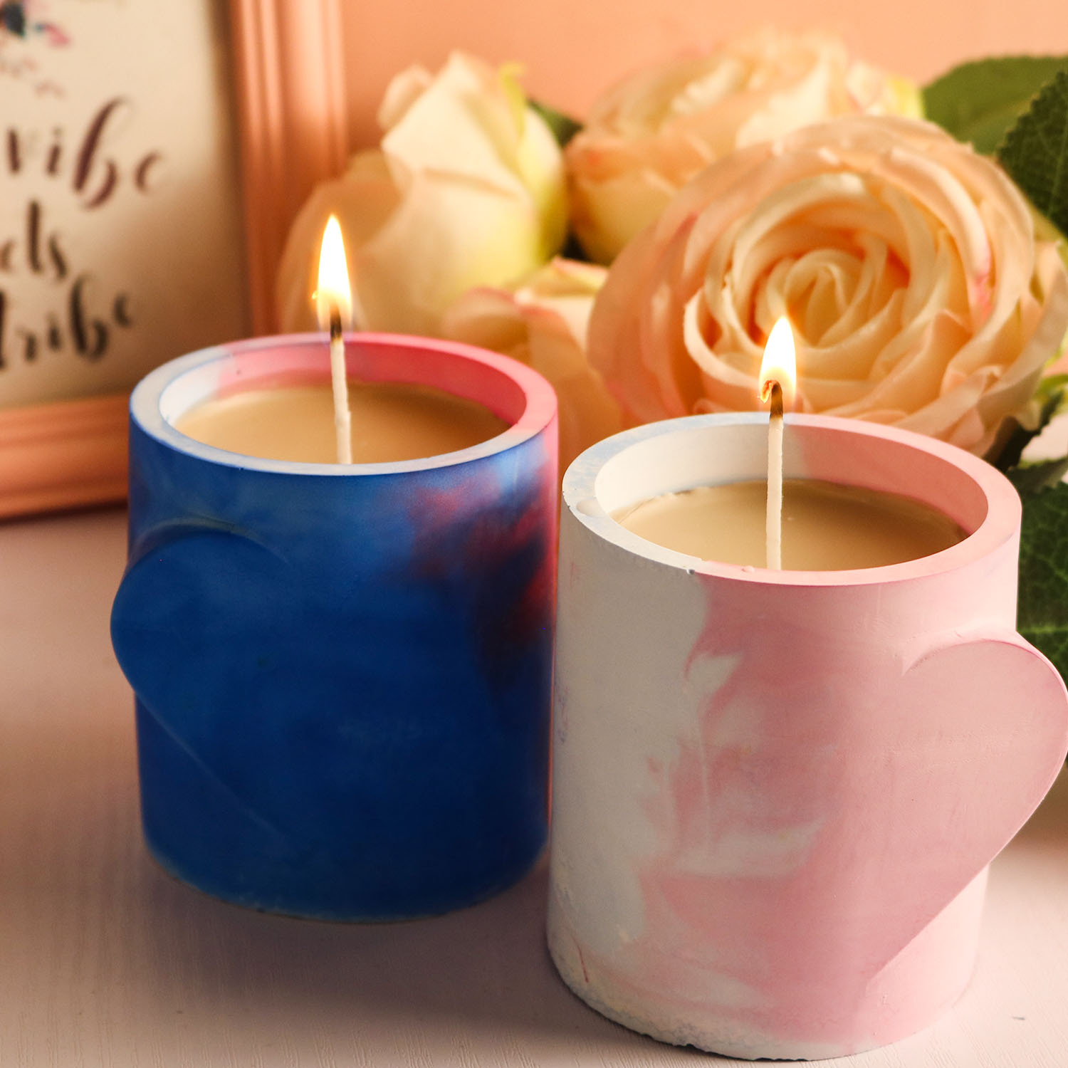 Love Candle Cup Scented Candle - đánh giá và giá Soap Making In Home