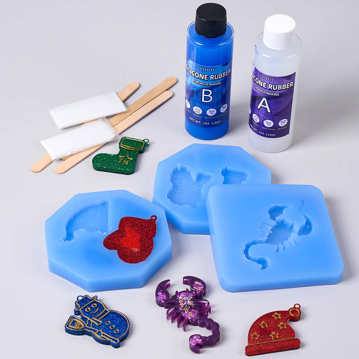 118ml/296ml Silicone Mold Maki - đánh giá và giá Soap Making Diy