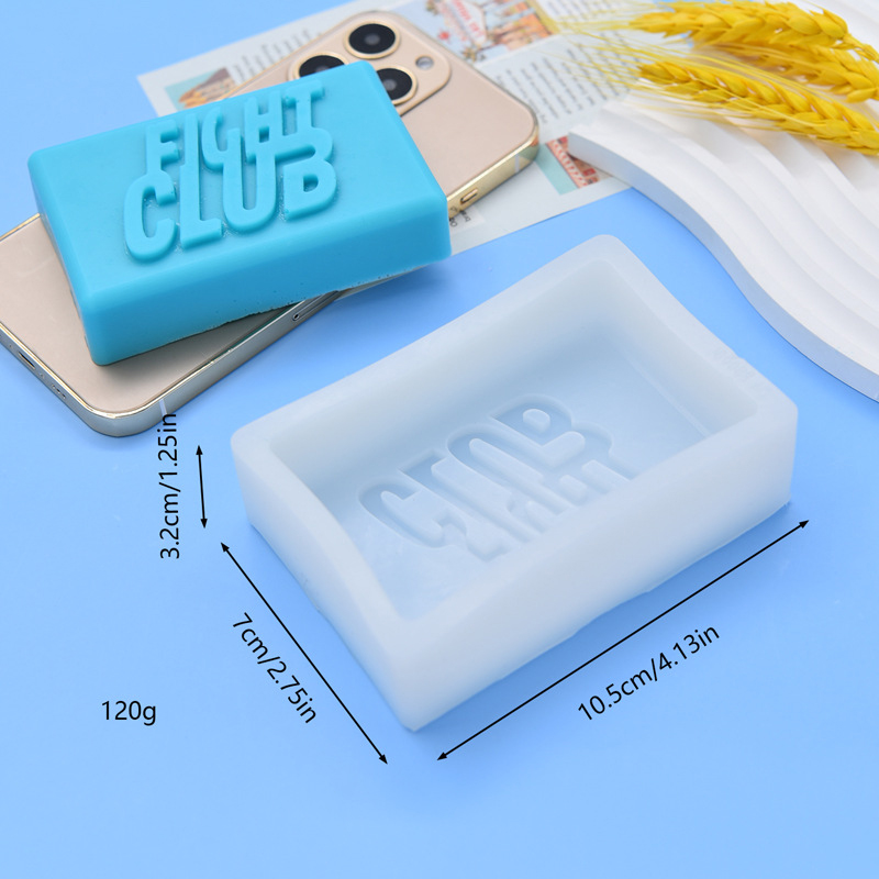 Fight Club Soap Silicone Mold  - đánh giá và giá Soap Making Fight Club