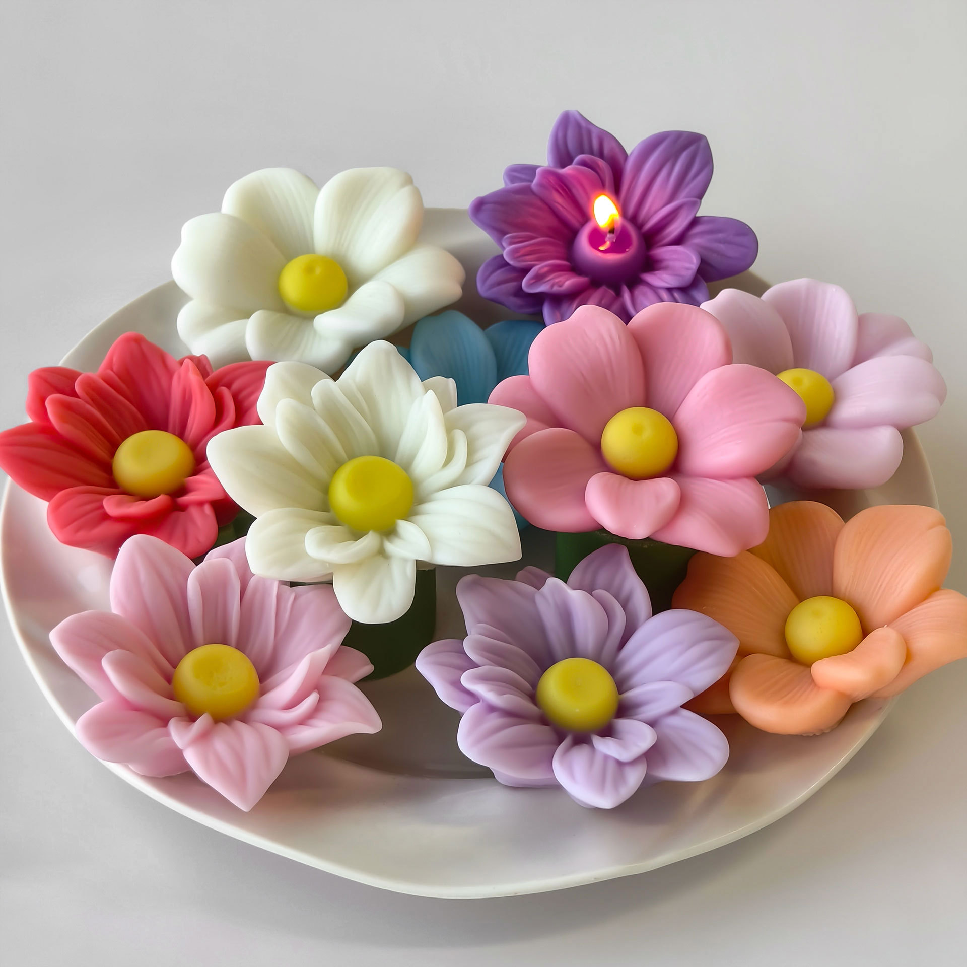 DIY Flowers Aroma Candle Silic - đánh giá và giá Soap Making Fragrance