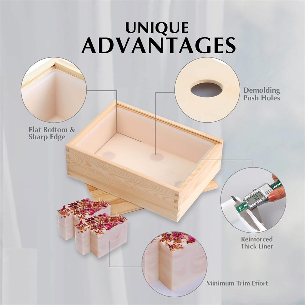 Large Soap Molds Rectangle Sil - đánh giá và giá Soap Making Ideas