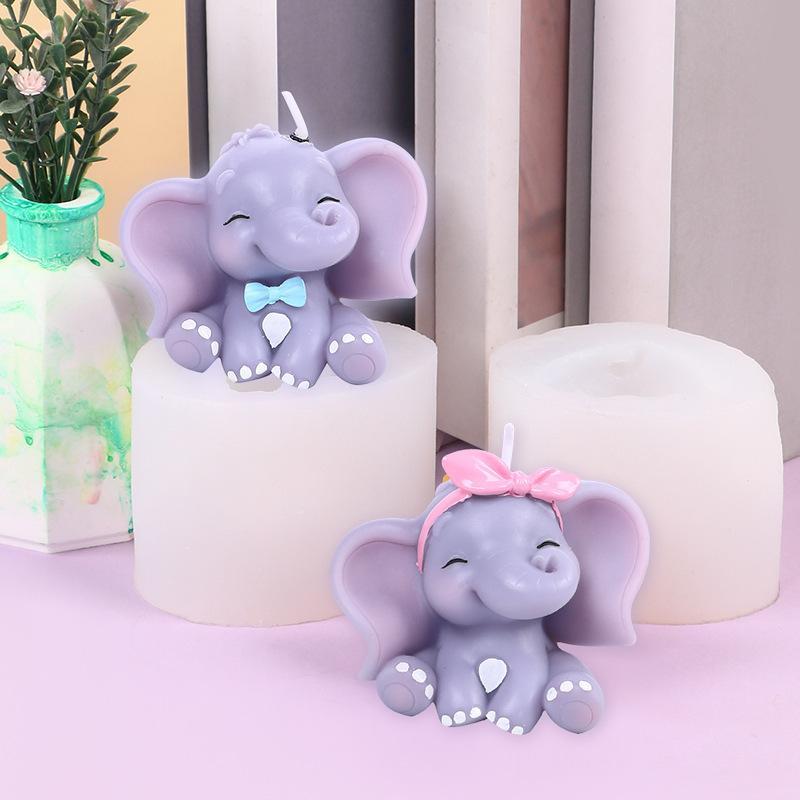 Cute 3D Elephant Silicone Cand - đánh giá và giá Soap Making Party