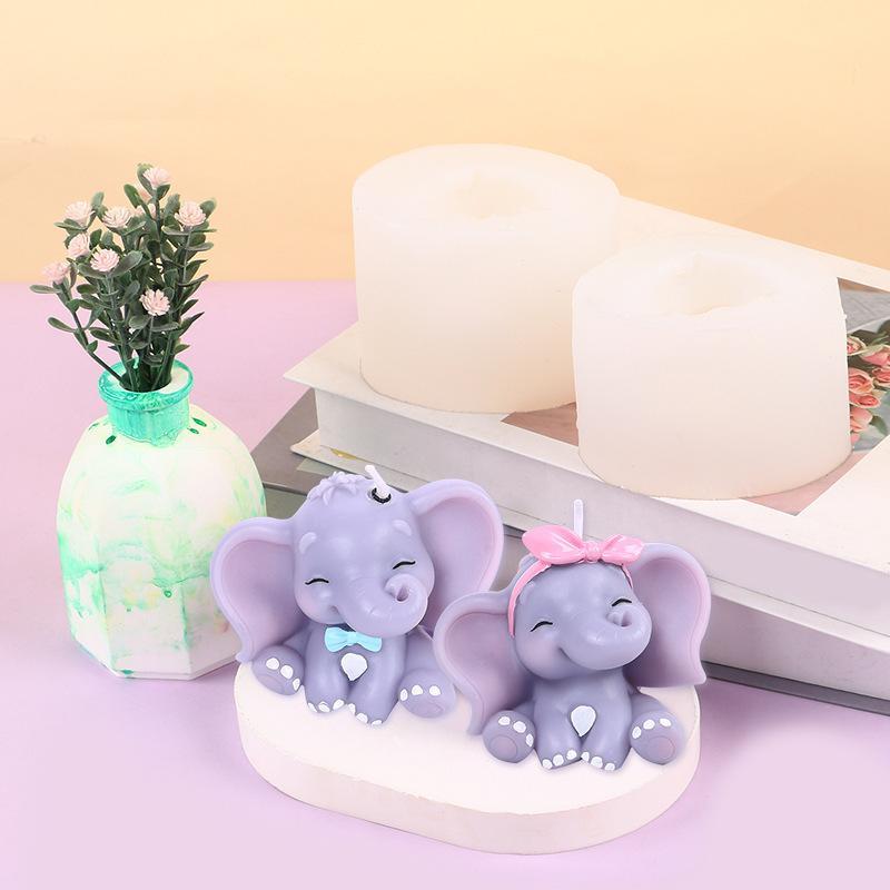 Cute 3D Elephant Silicone Cand - đánh giá và giá Soap Making Party