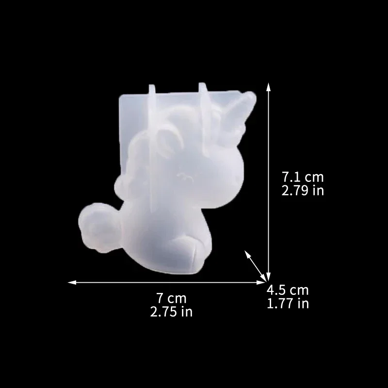 3D Geometric Silicone Unicorn  - đánh giá và giá Soap Making Party