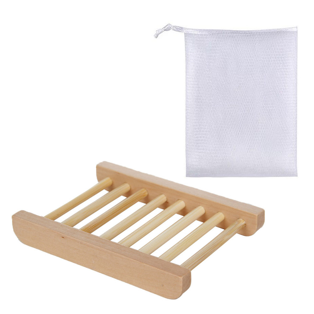 1Set Natural Wood Soap Dish an - đánh giá và giá Soap Making Fragrance