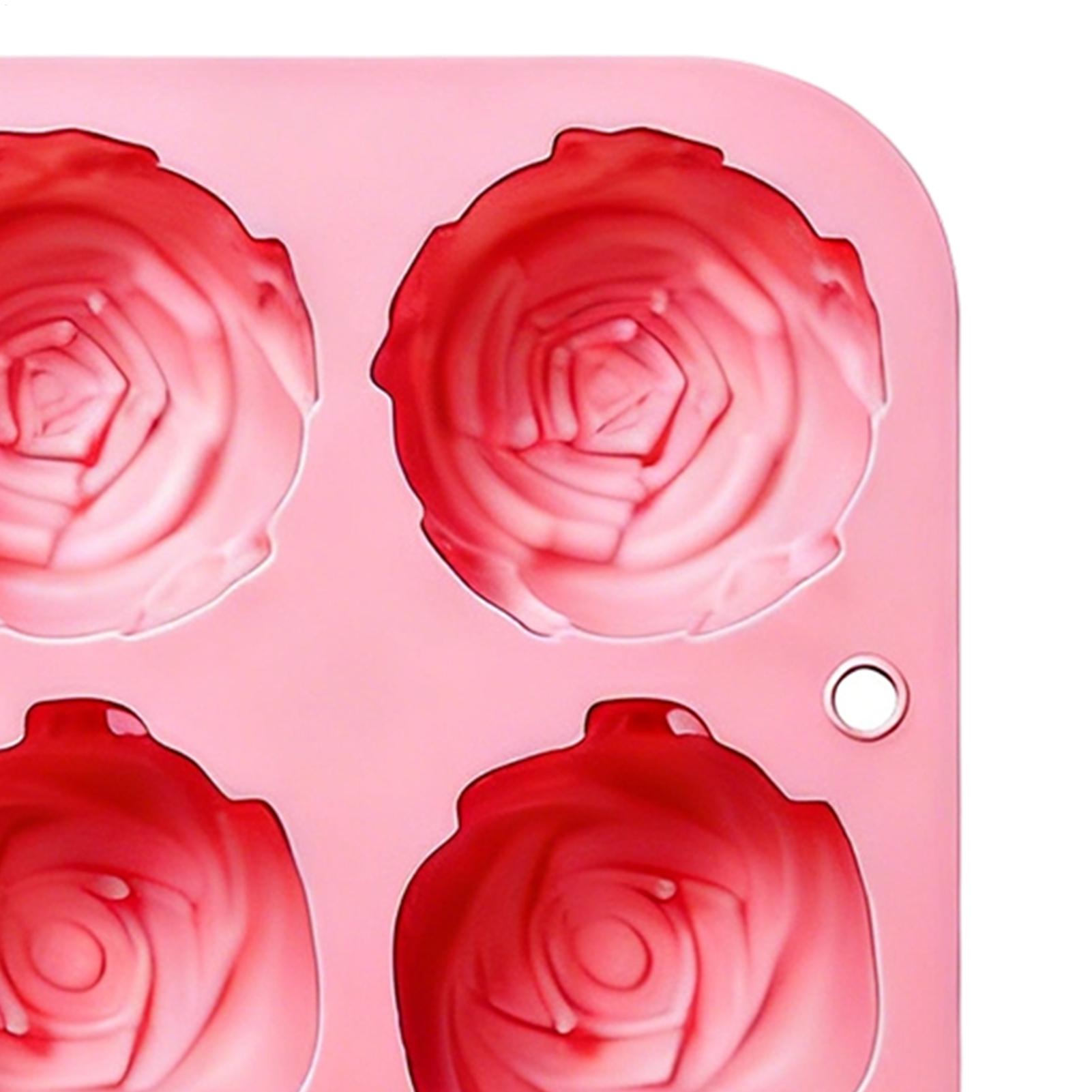 8 Holes Rose Flower Silicone M - đánh giá và giá Soap Making In Home