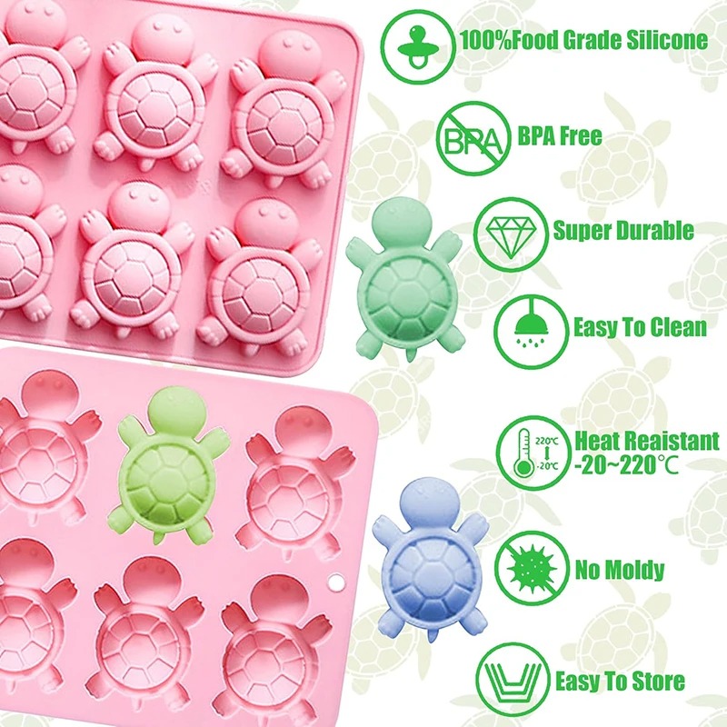 Turtle Silicone Mold For Soap  - đánh giá và giá Soap Making Party