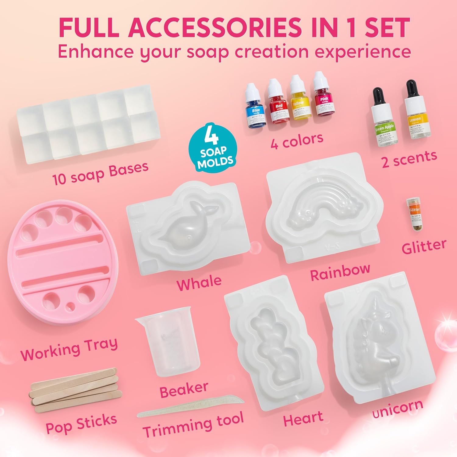 JOYFY Unicorn Soap Making Kit  - đánh giá và giá Soap Making Fragrance