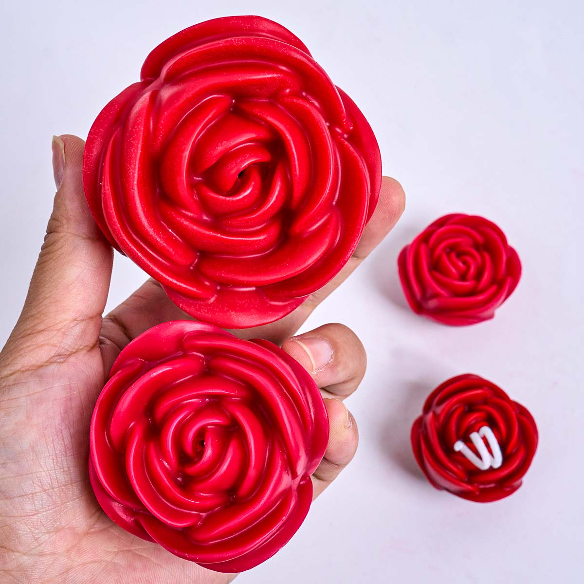 3D Flower Shape Silicone Candl - đánh giá và giá Soap Making Fragrance