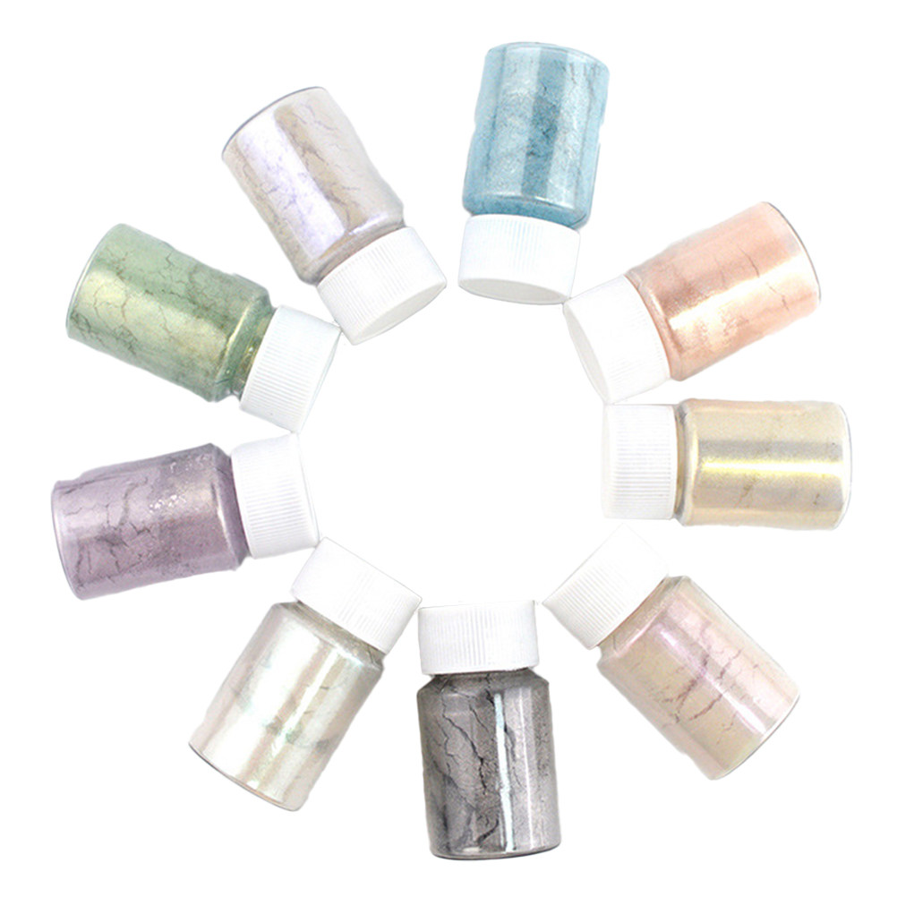 9Pcs Exquisite Mica Pigment Po - đánh giá và giá Soap Making Diy