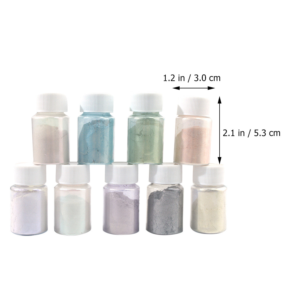 9Pcs Exquisite Mica Pigment Po - đánh giá và giá Soap Making Diy
