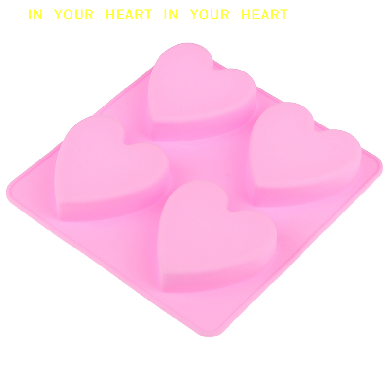 【X】4 Cavity Handmade Silicone  - đánh giá và giá Soap Making Ideas