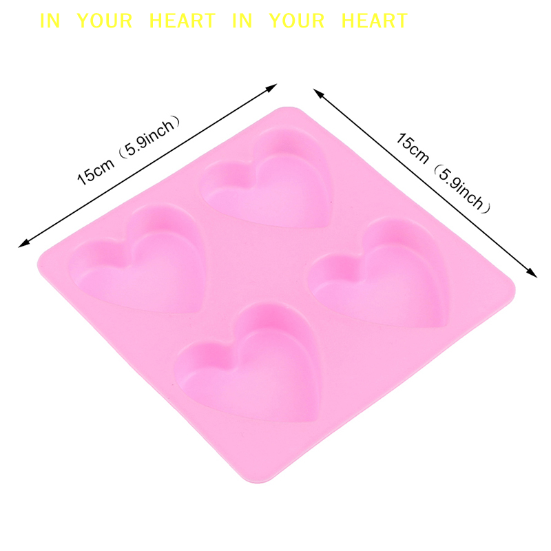 【X】4 Cavity Handmade Silicone  - đánh giá và giá Soap Making Ideas