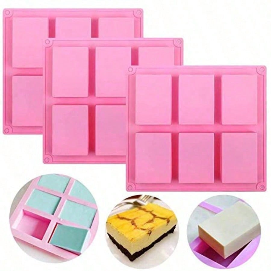 1-2 Pack 6‑Cavity DIY Silicone - đánh giá và giá Soap Making Party