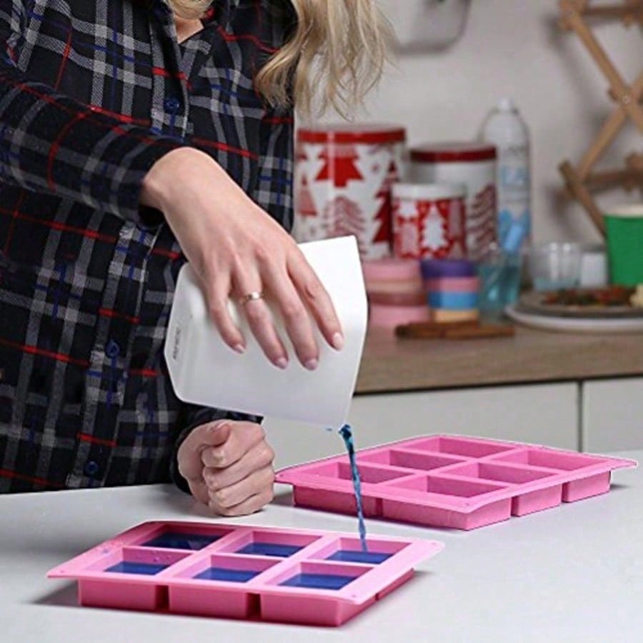 1-2 Pack 6‑Cavity DIY Silicone - đánh giá và giá Soap Making Party
