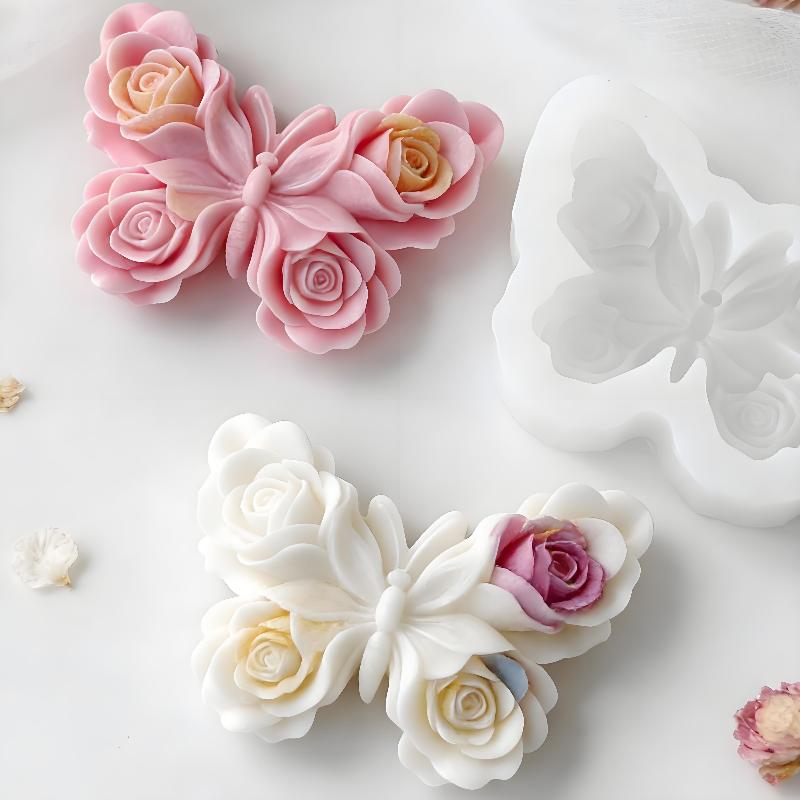 DIY Rose Butterfly Form Silico - đánh giá và giá Soap Making Diy