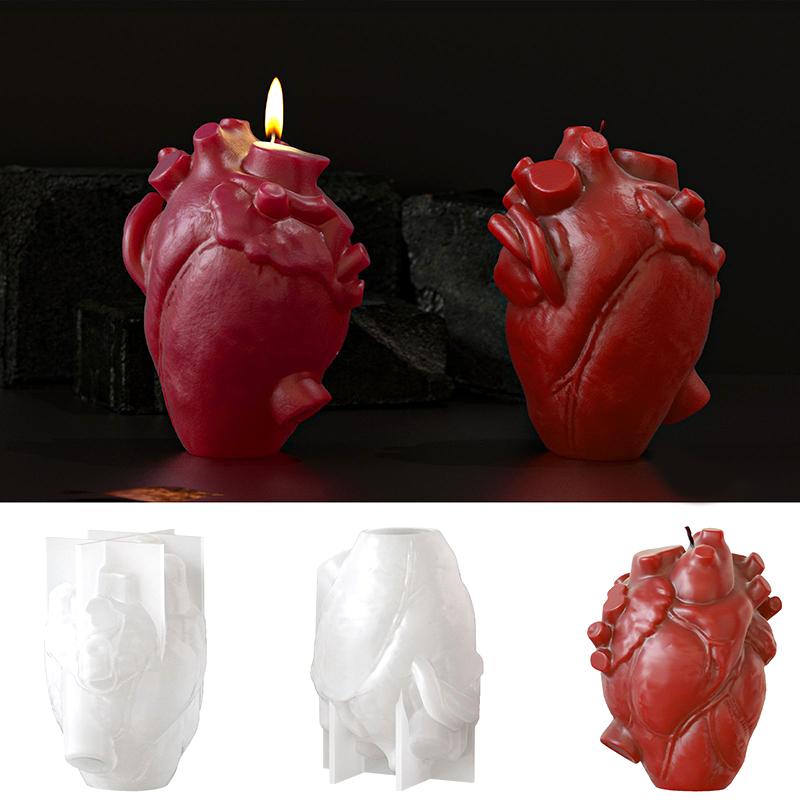 DIY Heart Shaped Candle Silico - đánh giá và giá Soap Making Diy