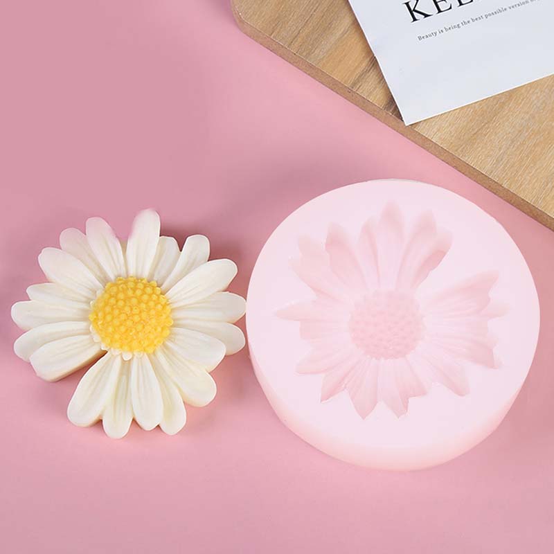 DIY Candle Silicone Mold Daisy - đánh giá và giá Soap Making Ideas