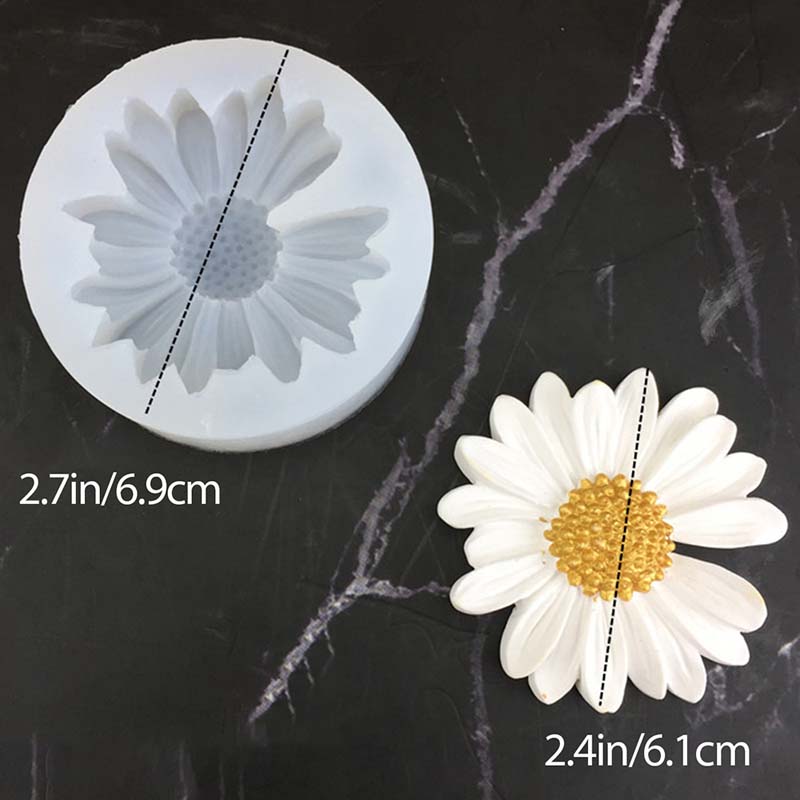 DIY Candle Silicone Mold Daisy - đánh giá và giá Soap Making Ideas