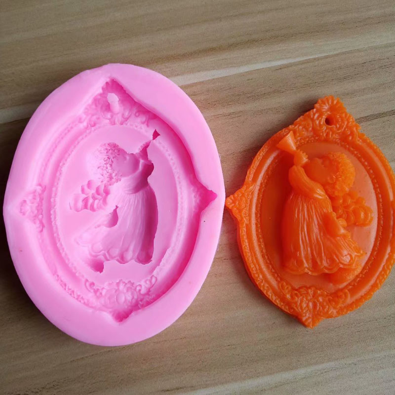 3D Angel Kids Shaped Silicone  - đánh giá và giá Soap Making In Home